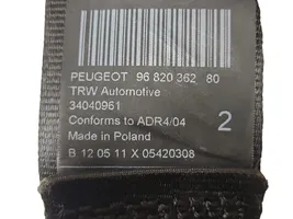 Peugeot 3008 I Takaistuimen turvavyö 9682036280