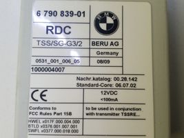 BMW 7 F01 F02 F03 F04 Module de pression des pneus 6790839