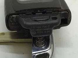 Audi A5 8T 8F Aizdedzes atslēga / karte 8T0959754D