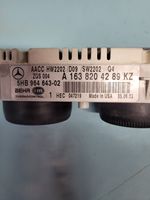 Mercedes-Benz ML W163 Ilmastoinnin ohjainlaite A1638204289