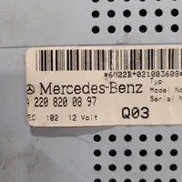 Mercedes-Benz S W220 Auxiliary heating control unit/module A2208200897