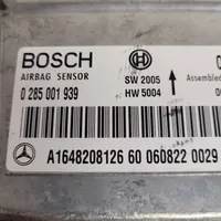 Mercedes-Benz ML W164 Oro pagalvių valdymo blokas A1648208126