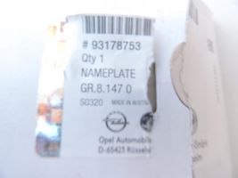 Opel Corsa C Pickup box tonneau cover 93178753