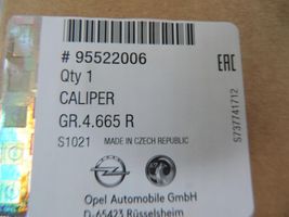 Opel Movano B Étrier de frein arrière 95522006