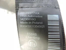 Opel Combo E Cintura di sicurezza anteriore 98172277XX