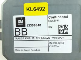 Chevrolet Cruze GPS-navigaation ohjainlaite/moduuli 13306648