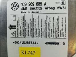 Volkswagen Transporter - Caravelle T5 Sterownik / Moduł Airbag 1C0909605A