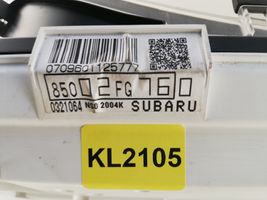 Subaru Impreza II Tachimetro (quadro strumenti) 85002FG760