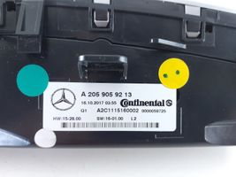 Mercedes-Benz C W205 Ilmastoinnin ohjainlaite A2059059213