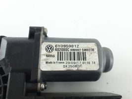 Volkswagen Polo IV 9N3 Silniczek podnoszenia szyby drzwi tylnych 6Y0959812