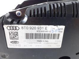 Audi S5 Tachimetro (quadro strumenti) 8T0920931E