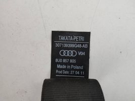 Audi Q3 8U Takaistuimen turvavyö 8U0857805