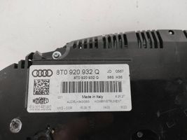 Audi A5 8T 8F Compteur de vitesse tableau de bord 8T0920932Q