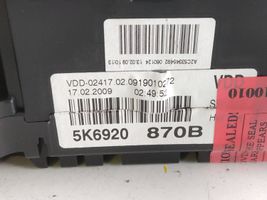 Volkswagen Golf VI Tachimetro (quadro strumenti) 5K6920870B