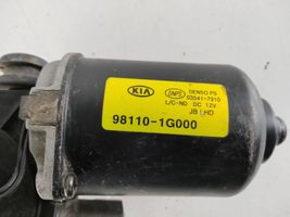 KIA Rio Mechanizm i silniczek wycieraczek szyby przedniej / czołowej 981101G000