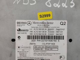 Mercedes-Benz E W212 Radio/CD/DVD/GPS-pääyksikkö A2129008524