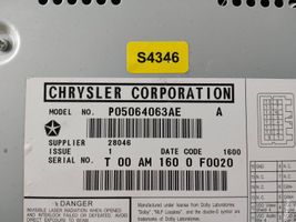 Chrysler Town & Country V Radija/ CD/DVD grotuvas/ navigacija P05064063AE