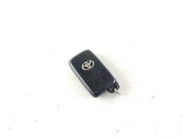 Toyota GT 86 Užvedimo raktas (raktelis)/ kortelė 