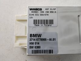 BMW X5 E70 Module de commande suspension pneumatique arrière 6778966