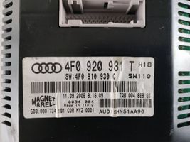 Audi A6 S6 C6 4F Spidometras (prietaisų skydelis) 4F0920931T