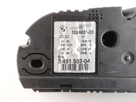 BMW X3 E83 Compteur de vitesse tableau de bord 3451582