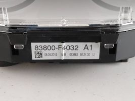 Toyota C-HR Compteur de vitesse tableau de bord 83800F4032