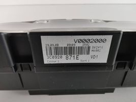 Volkswagen PASSAT B6 Compteur de vitesse tableau de bord 3C0920871E