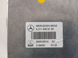 Mercedes-Benz E W211 Centralina/modulo bluetooth A2118206185