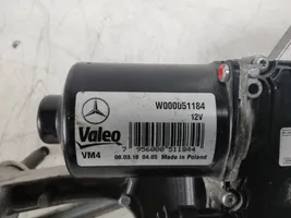 Mercedes-Benz Vito Viano W447 Tringlerie et moteur d'essuie-glace avant W000051184
