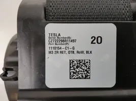 Tesla Model 3 Pas bezpieczeństwa fotela tylnego 1110154C1G