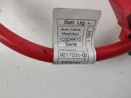 BMW 3 E90 E91 Câble de batterie positif 9217031