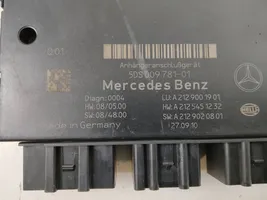 Mercedes-Benz C W204 Priekabos kablio valdymo blokas A2129001901