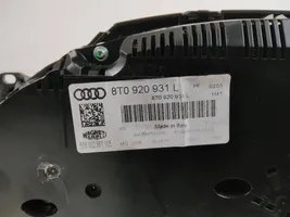 Audi A5 Sportback 8TA Compteur de vitesse tableau de bord 8T0920931L