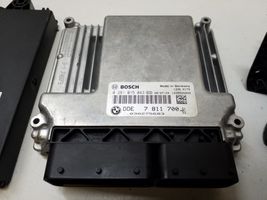 BMW 3 E90 E91 Kit centralina motore ECU e serratura 7811700