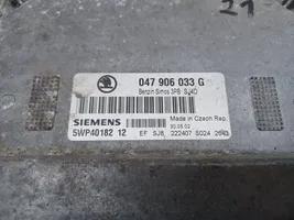 Skoda Fabia Mk1 (6Y) Calculateur moteur ECU 047906033G