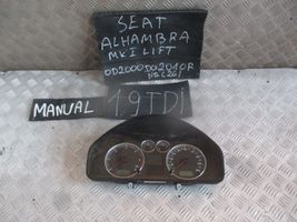 Seat Alhambra (Mk1) Licznik / Prędkościomierz 7M7920820J