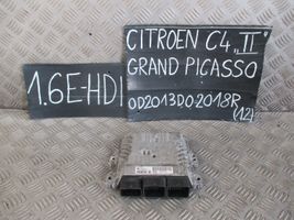 Citroen C4 Grand Picasso Unité de commande, module ECU de moteur 