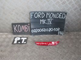 Ford Mondeo MK IV Altra parte sotto la carrozzeria 