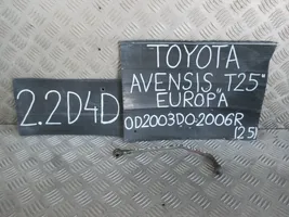 Toyota Avensis T250 Muu moottorin osa 