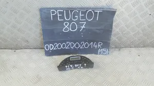 Peugeot 807 Tachimetro (quadro strumenti) 1496286080