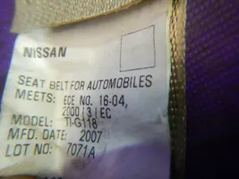 Nissan Tiida C11 Sicherheitsgurt vorne 2029881AD