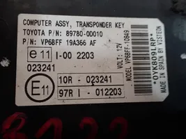 Toyota Yaris Muu rele 89780-0D010