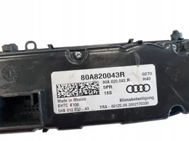 Audi Q5 SQ5 Panel klimatyzacji 80A820043R