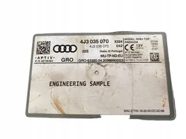 Audi E-tron GT Radio/CD/DVD/GPS-pääyksikkö 4J3035070
