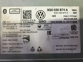 Volkswagen PASSAT B8 Unité / module navigation GPS 3Q0035874A