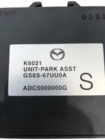 Mazda 6 Pysäköintitutkan (PCD) ohjainlaite/moduuli GS8S-67UU0A