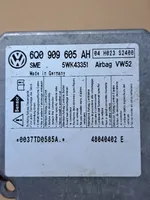 Volkswagen PASSAT B6 Turvatyynyn ohjainlaite/moduuli 6Q0909605AH