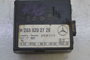Mercedes-Benz C W203 Sterownik / Moduł alarmu 2038202726