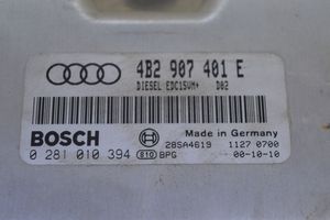 Audi A6 S6 C5 4B Sterownik / Moduł ECU 4B2907401E