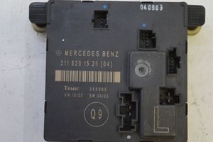 Mercedes-Benz E W211 Unidad de control/módulo de la puerta 2118201526
